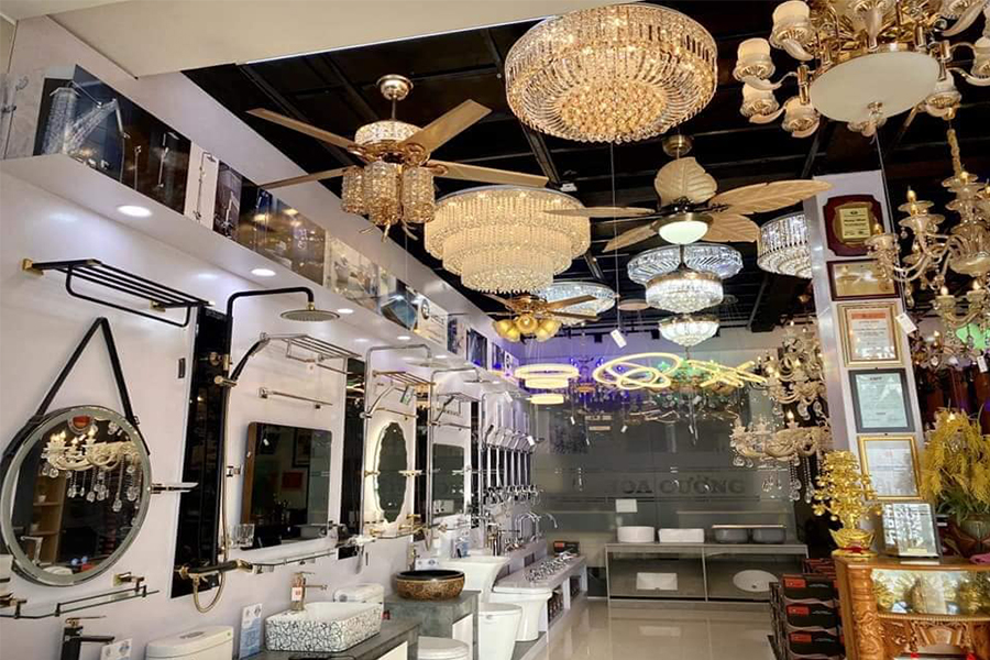 Showroom thiết bị vệ sinh Rangos đẹp
